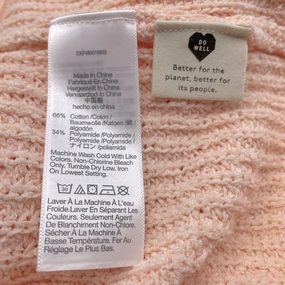 Madewell Peachy Pink Sweater Knit Tank Top - Picture 6 of 7